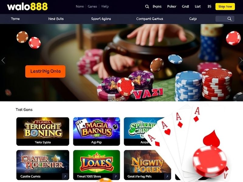 Welcome to Walo888, your premier destination for online gambling and casino games. Explore sports betting, live odds, and real money gaming experiences on walo888.com.